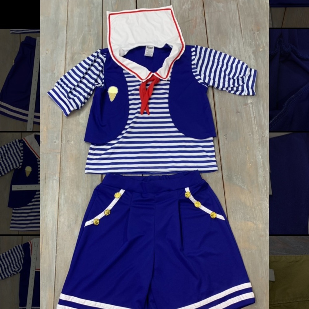 Stranger Things | Robin | Scoops Ahoy Costume | Netflix | Spirit Halloween|SMALL